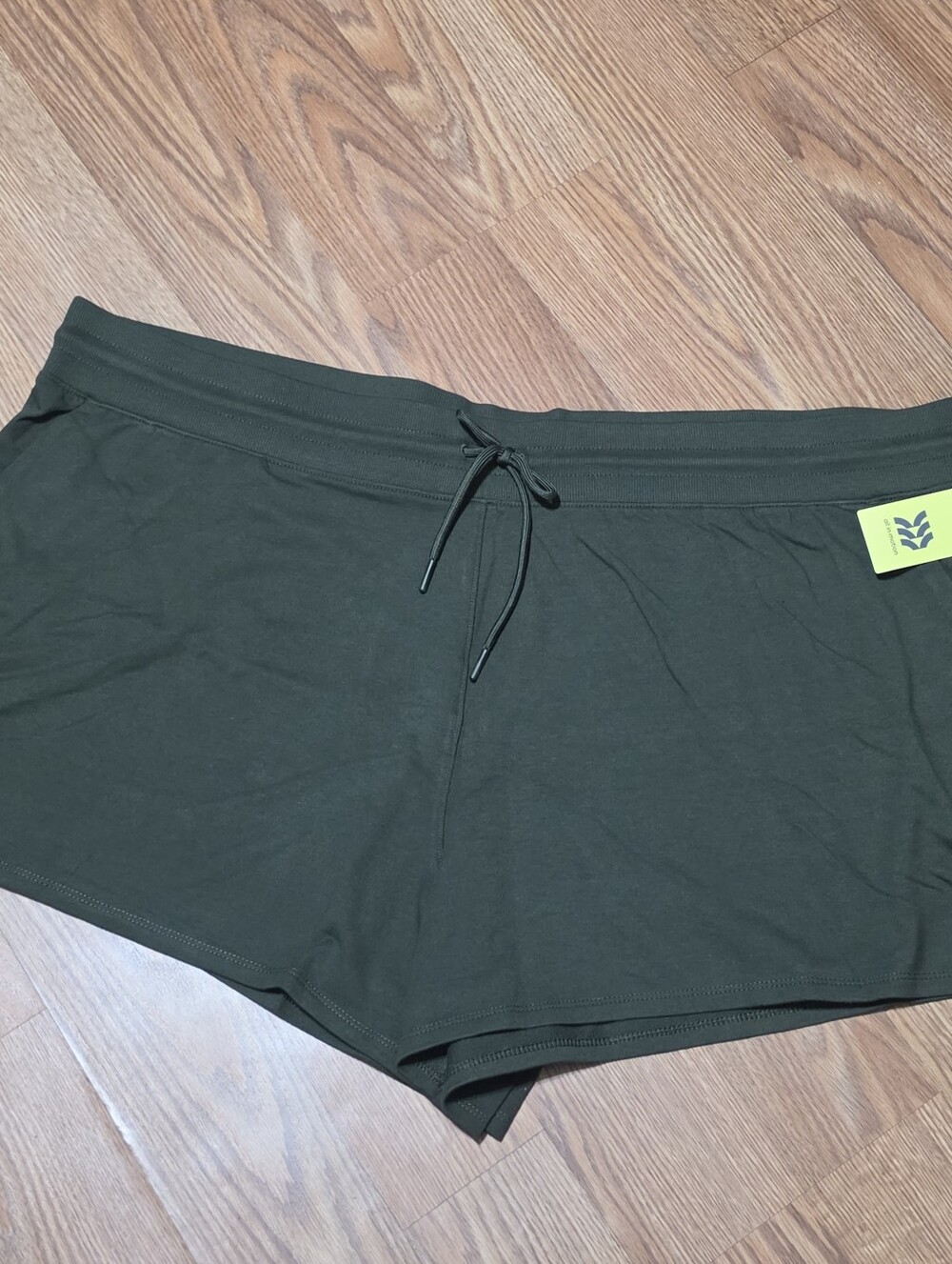 ALL IN MOTION  Olive Green Athletic Shorts with Drawstring